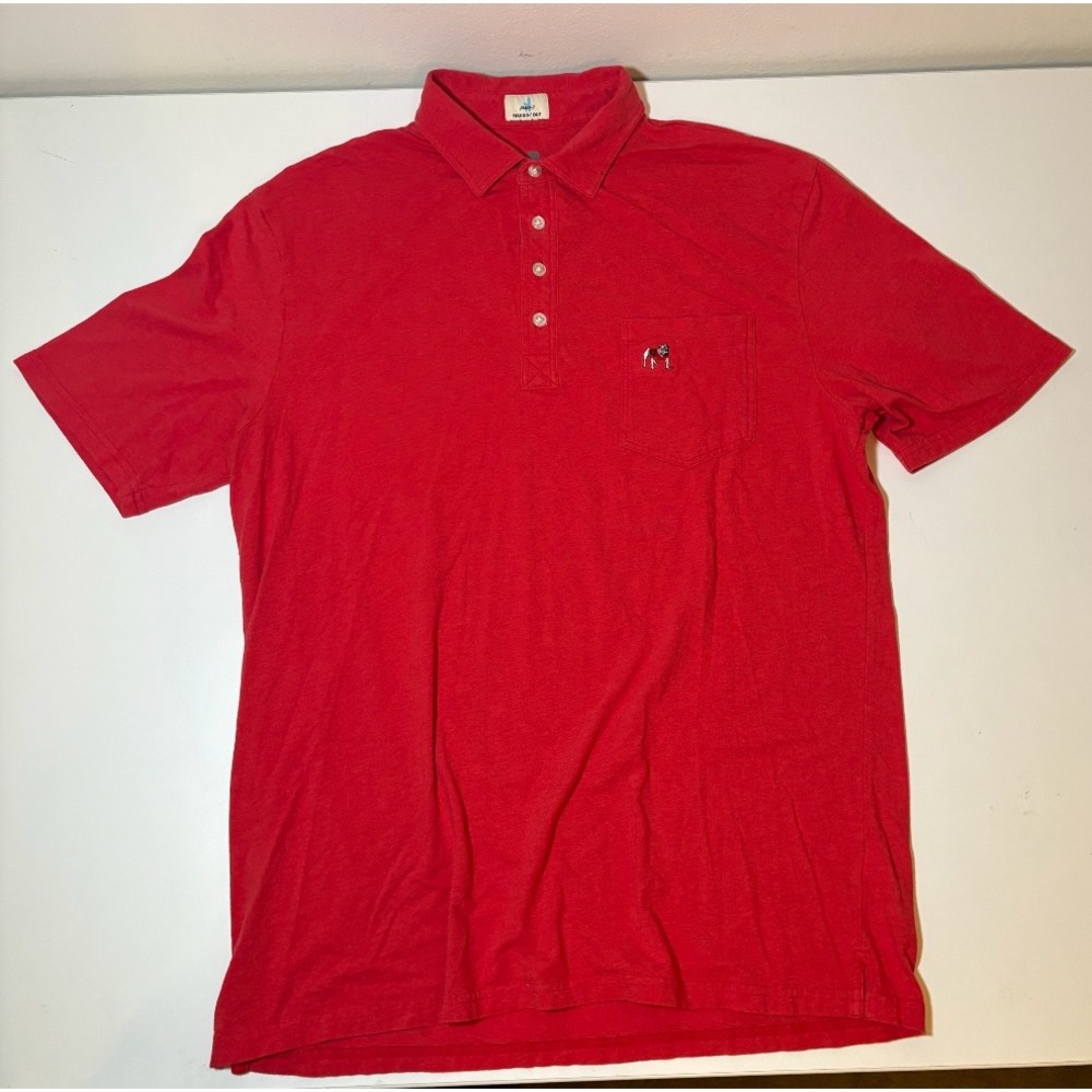 Johnnie-O Georgia Bulldogs Red Polo Shirt | Large - Picture 4 of 4